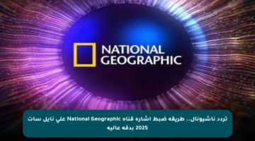 تردد ناشيونال.. طريقة ضبط إشارة قناة National Geographic على نايل سات 2025 بدقة عالية